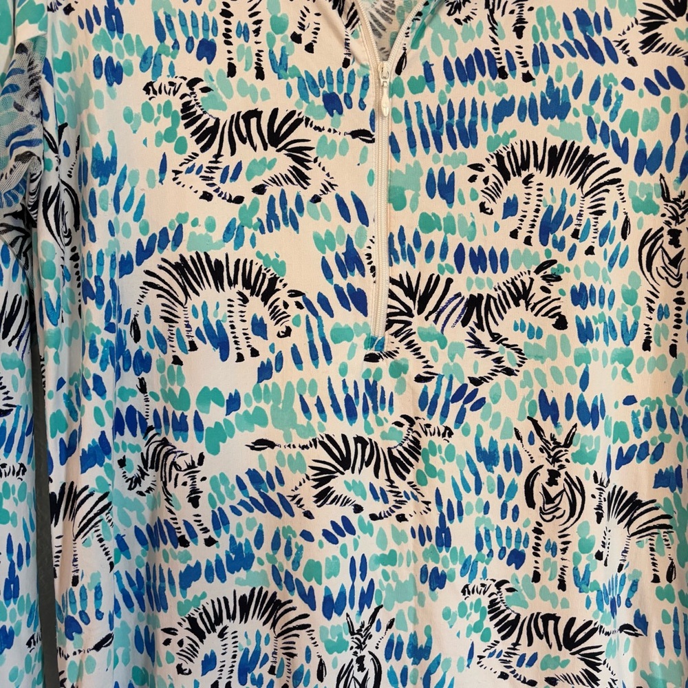 IBKUL Zebra Tunic Long Sleeve Dress - Picture 3 of 8